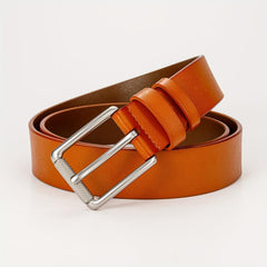 Men's Retro Two Layer Cowhide Leather Belt
