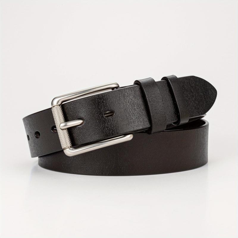 Men's Retro Two Layer Cowhide Leather Belt
