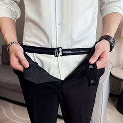 Unisex Anti Shedding Shirt Strap Silicone Elastic Tunic