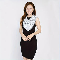Polka Dot Silksquare Scarf Thin Breathable Shawl Soft Sunproof Scarf