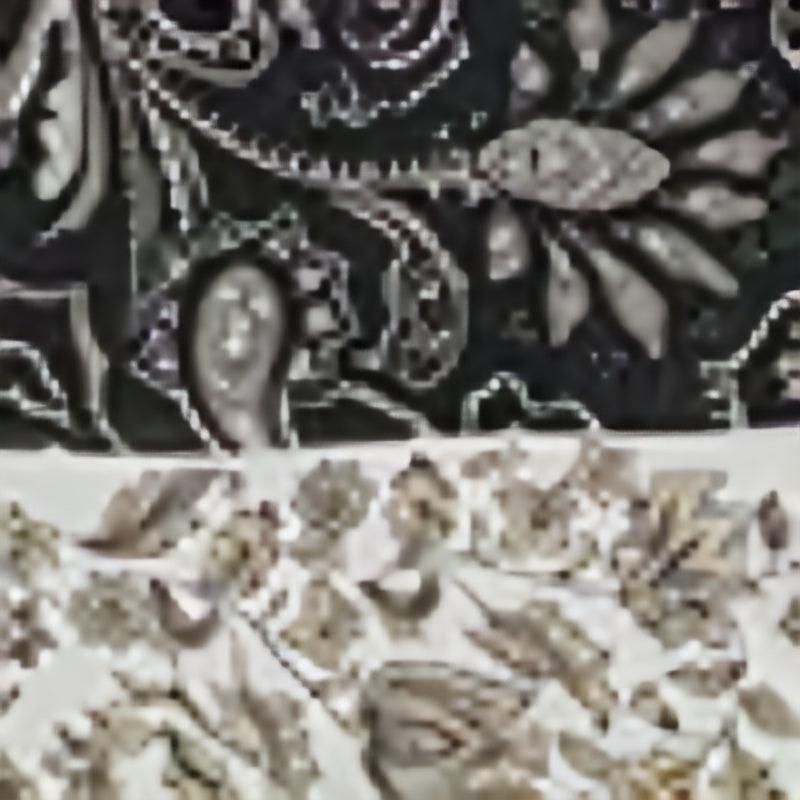 Paisley Print Satin Scarf Large Shawl Bandana Head Wrap