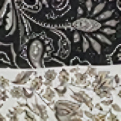 Paisley Print Satin Scarf Large Shawl Bandana Head Wrap