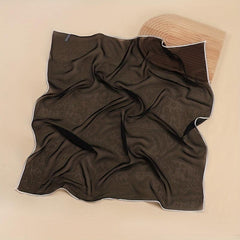Satin Head Scarf Thin Breathable Square Scarf 69x85 cm