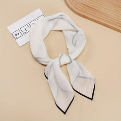 Satin Head Scarf Thin Breathable Square Scarf 69x85 cm