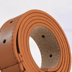 1pc Hollow Pin Buckle Belt No Punching Needed
