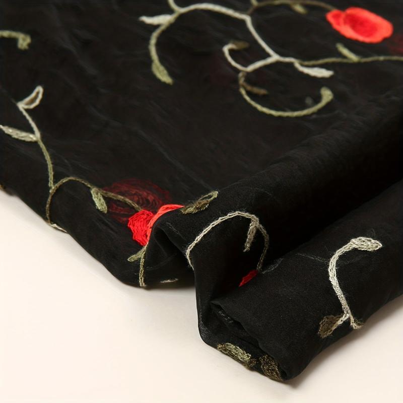 Flower Print Scarf Breathable Sunproof Shawl Bandana