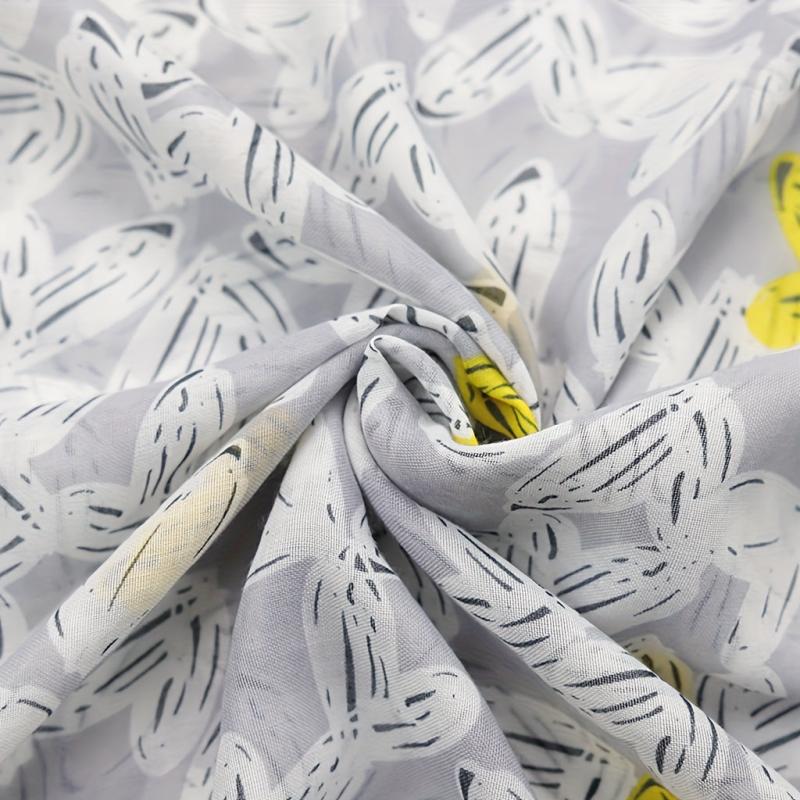 Graffiti Butterfly Print Tassel Scarf Shawl for Women