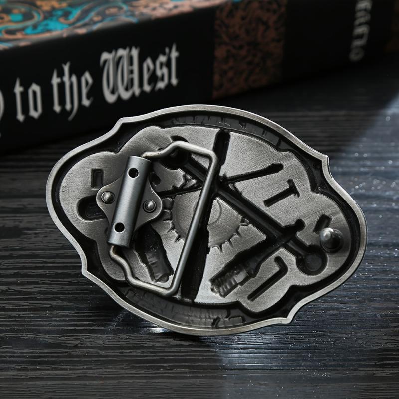 Personality Western Cowboy Men's Repair Tool Belt Buckle