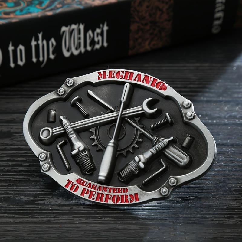 Personality Western Cowboy Men's Repair Tool Belt Buckle