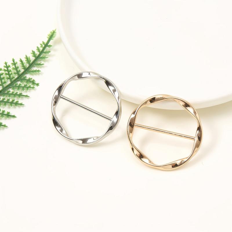 Metal Ring Scarf Buckle for Women Scarf Shawl