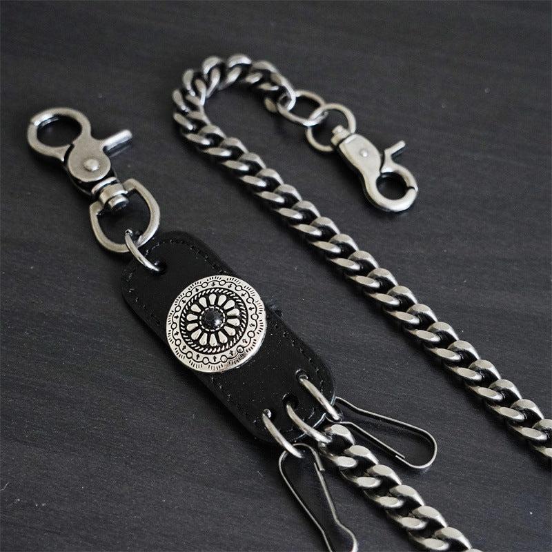 Punk Metal Hanging Chain Accessories Waist Chain Male Hip Hop