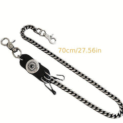 Punk Metal Hanging Chain Accessories Waist Chain Male Hip Hop