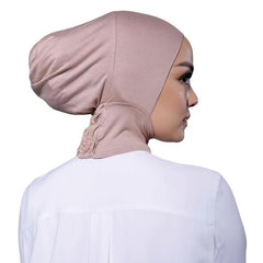 Underscarf Bonnet Caps Solid Head Scarf Cap Adjustable Under Hijab Cap