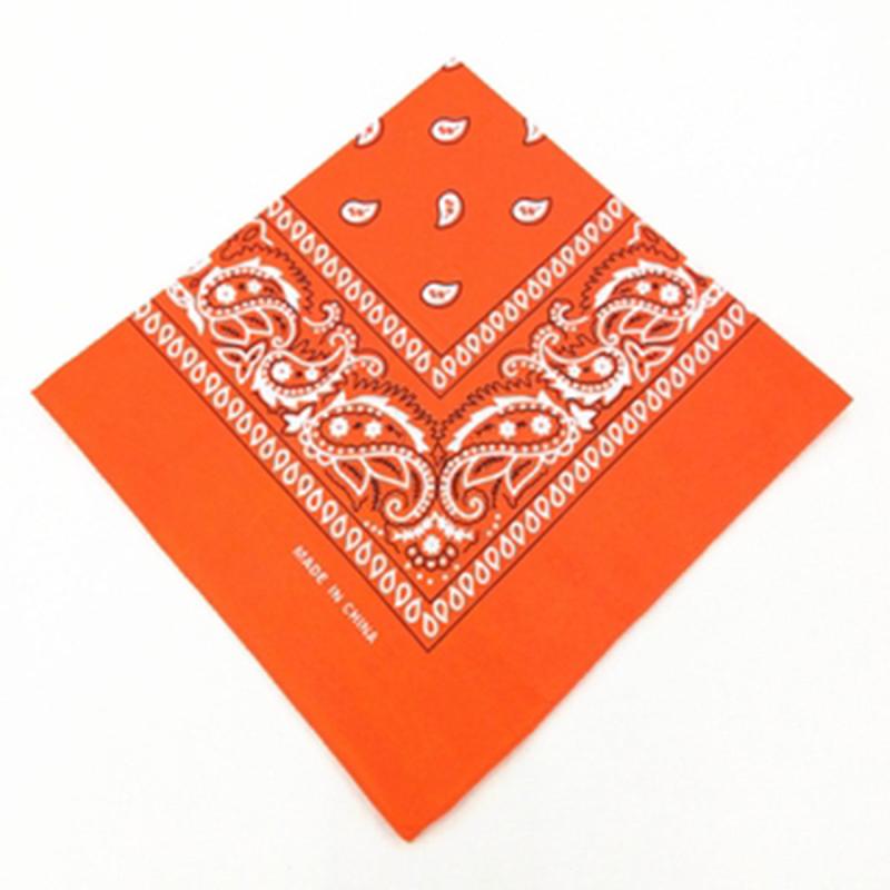 Yellow Paisley Print Bandana 55 Casual Square Scarf Hip Hop Cowboy Cowgirl