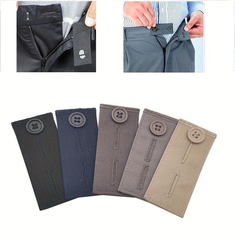 Elastic Waist Extenders Extension Buckle For Suit Pants Jeans
