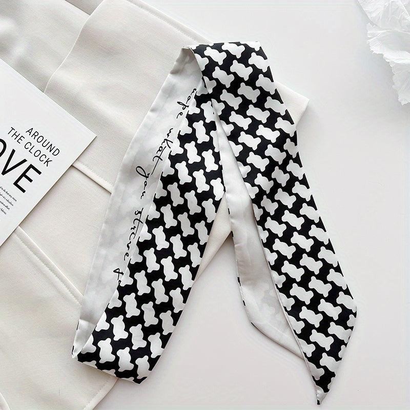 Classic Twilly Scarf for Women Hair Tie Neckwear
