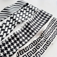 Classic Twilly Scarf for Women Hair Tie Neckwear