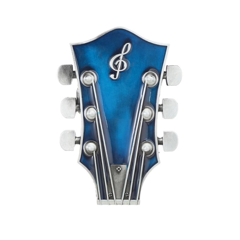 Guitar Music Headstock Belt Buckle For Men