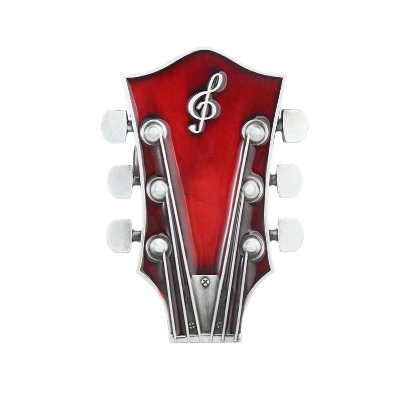Guitar Music Headstock Belt Buckle For Men