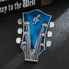 Guitar Music Headstock Belt Buckle For Men