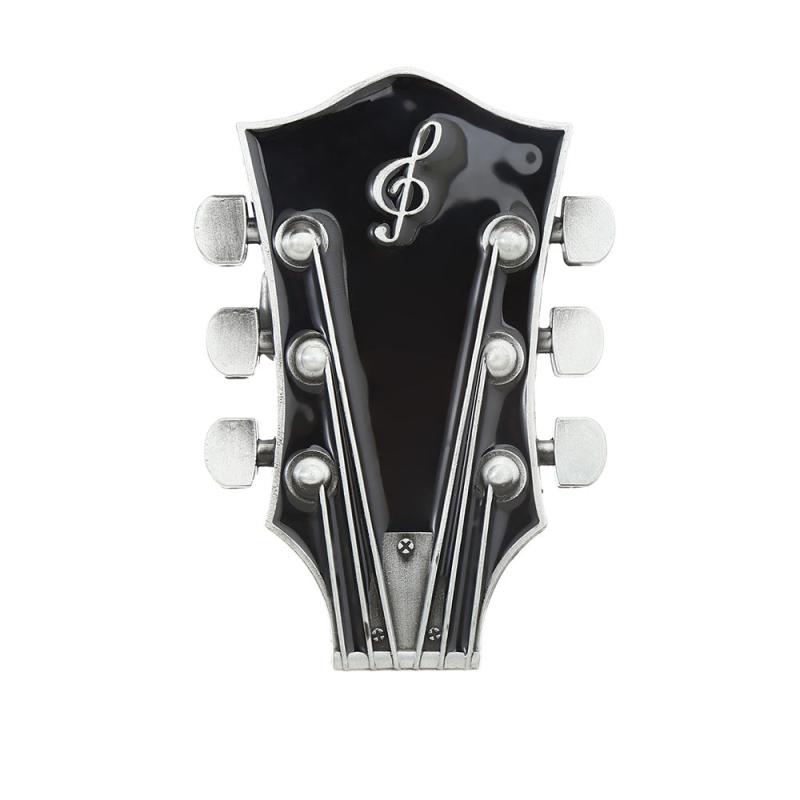 Guitar Music Headstock Belt Buckle For Men