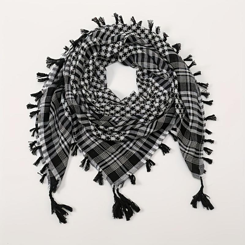 Desert Scarf Retro Tassel Shawl Arab Scarf