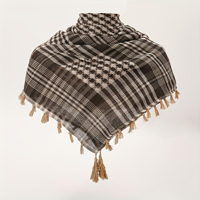 Desert Scarf Retro Tassel Shawl Arab Scarf