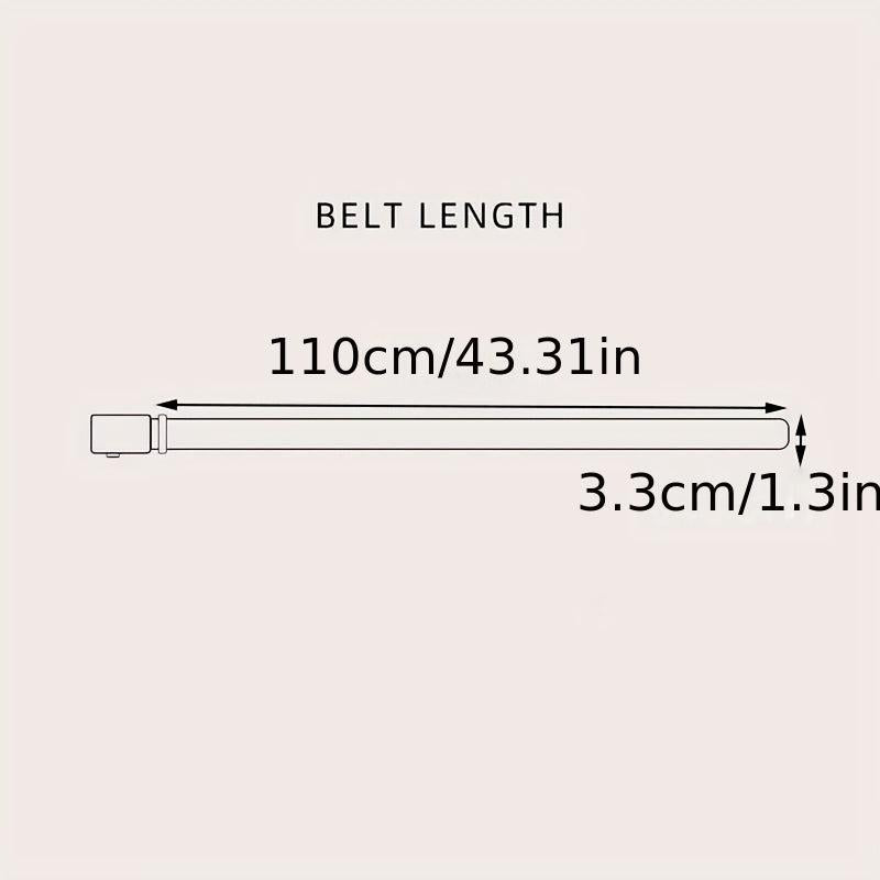 Skull Belt Buckle Casual Leather Belt Men