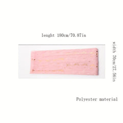 Pink Star Scarf Animals Shawl Windproof Sunproof Turban