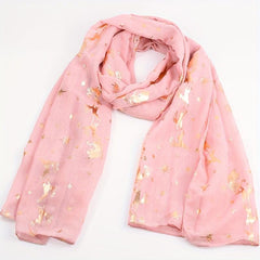 Pink Star Scarf Animals Shawl Windproof Sunproof Turban
