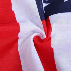 American Flag Outdoor Cycling Square Scarf Vintage Hiphop Headscarf