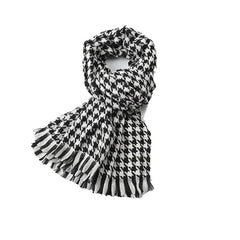 Winter Warm Plaid Scarf Lightweight Soft Casual Blanket