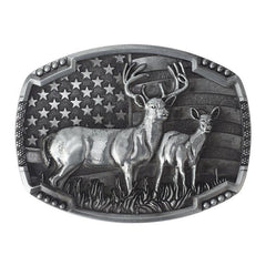 Bear Deer Skin Buckle Alloy Belt Buckle Decorative Accessory For Men