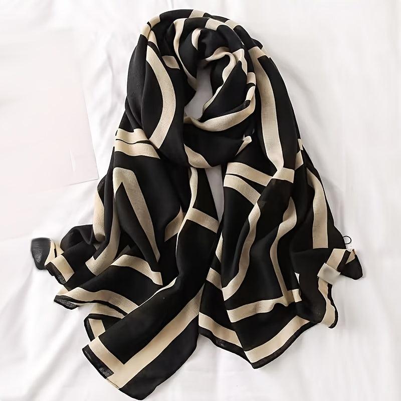 Silk Scarf Women Winter Warm Shawl Lightweight Neckerchief
