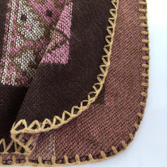 Oversized Hoodie Scarf Blanket Shawl Boho Plaid Block Print Tassel
