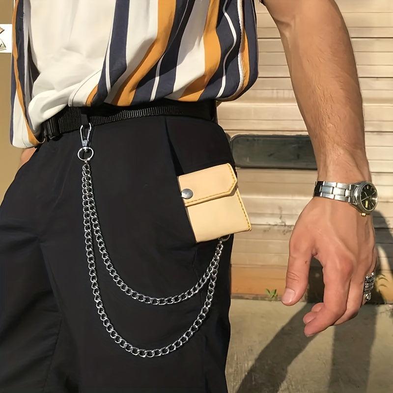 Men's Minimalist Punk Hiphop Pant Chain