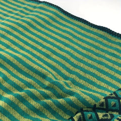 Plaid Print Shawl Geometric Pattern Warm Cape Windproof Cardigan
