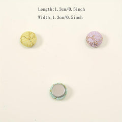 6pcs Candy Hijab Magnetic Pins Sequin Strength Magnetic Scarf