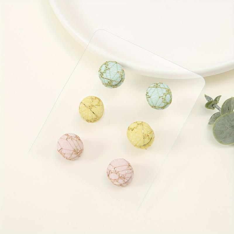 6pcs Candy Hijab Magnetic Pins Sequin Strength Magnetic Scarf