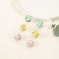 6pcs Candy Hijab Magnetic Pins Sequin Strength Magnetic Scarf