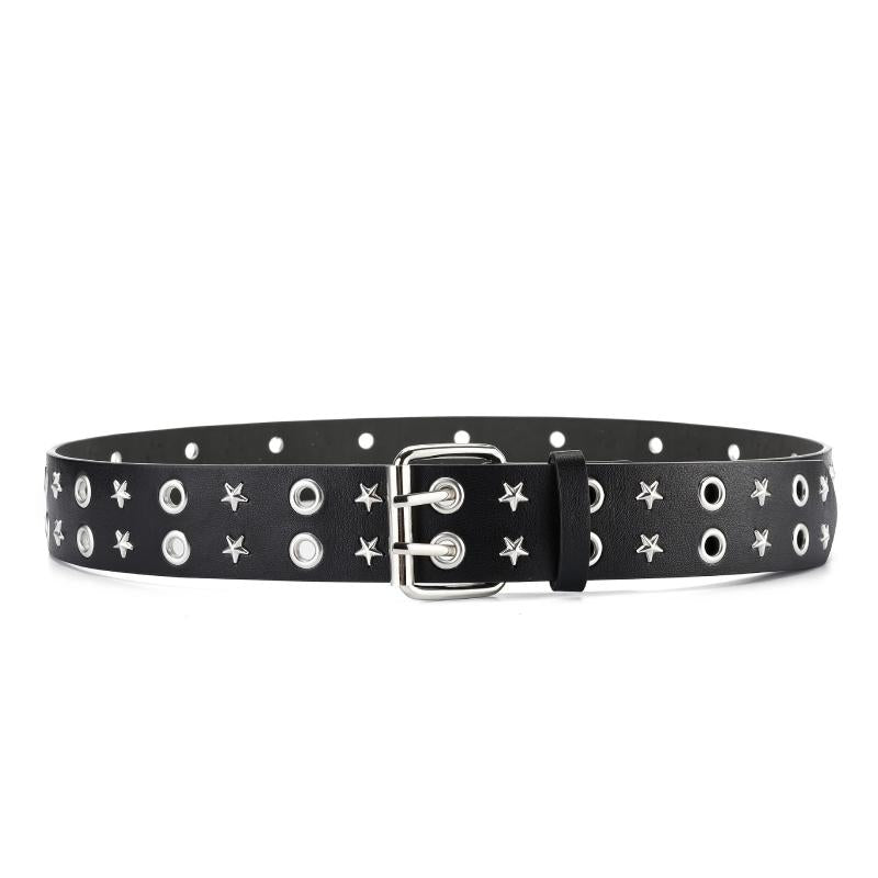 Double Row Rivet Men's Belt