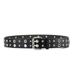 Double Row Rivet Men's Belt