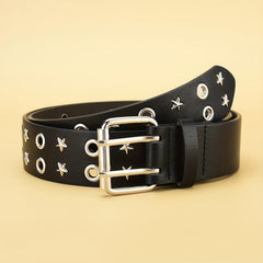 Double Row Rivet Men's Belt