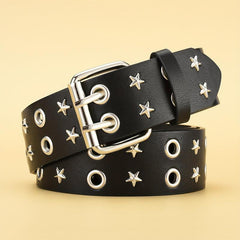 Double Row Rivet Men's Belt