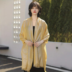 Glitter Tassel Shawl Long Scarf Wrap Women Cape For Party