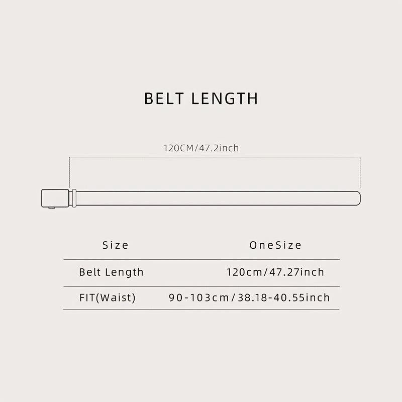 Men's Business Belt with Automatic Buckle