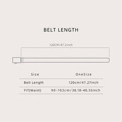 Men's Business Belt with Automatic Buckle