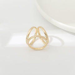 Geometric Criss Cross Scarf Buckle 1pc For Women Scarf