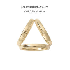 Geometric Criss Cross Scarf Buckle 1pc For Women Scarf