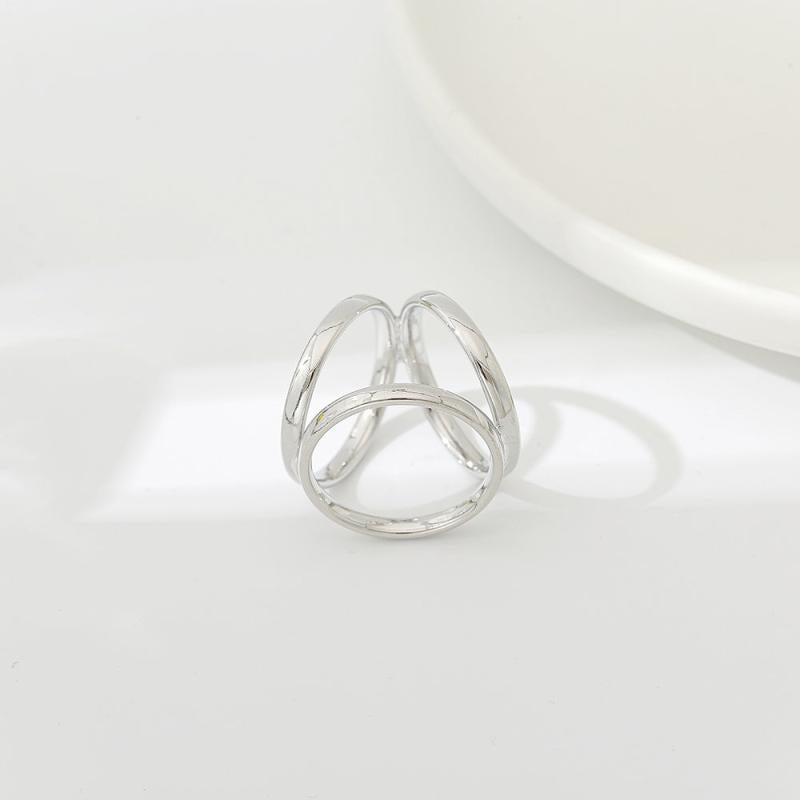 Geometric Criss Cross Scarf Buckle 1pc For Women Scarf